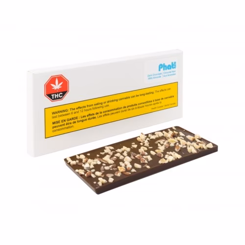 Phat420 - Dark Chocolate with Almonds