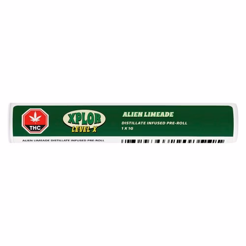 XPLOR Level X - Alien Limeade Distillate Infused Pre-Roll