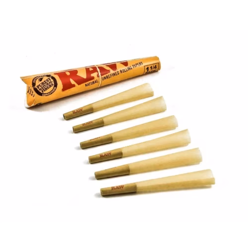 Raw Cones 1 1/4 6 Pack