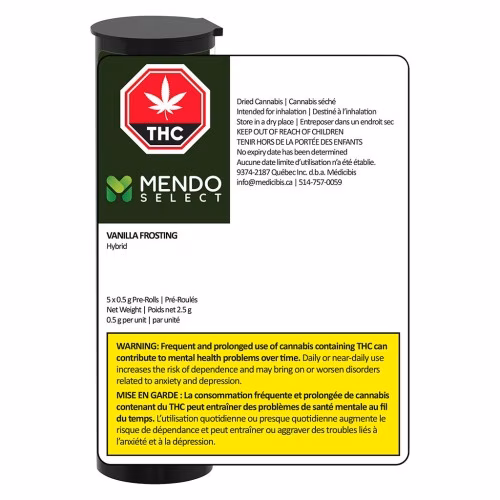 Mendo Select - Vanilla Frosting