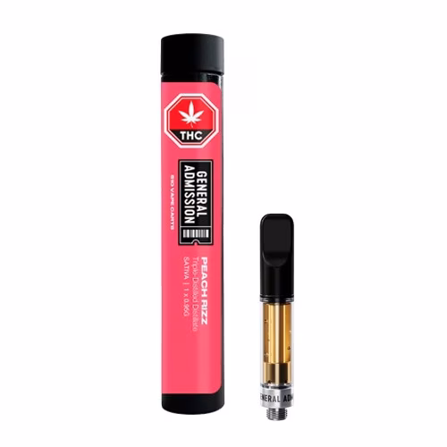 General Admission - Peach Ringz Sativa 1:0 510 Thread Cartridge