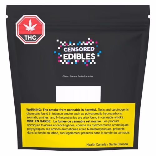 Censored Edibles - Glazed Banana Penis  Soft Chews
