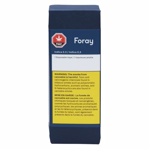 Foray - Indica Blackberry Cream Disposable Pen