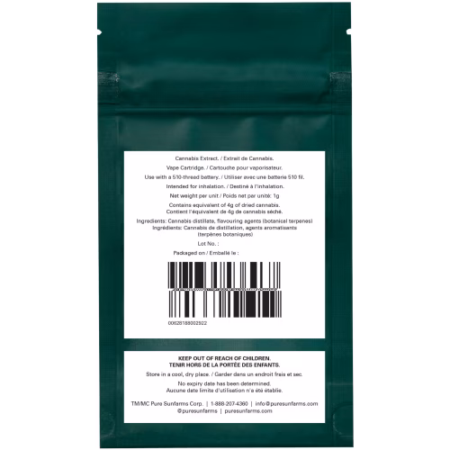 Pure Sunfarms - Hawaiian Sunset 510 Thread Cartridge