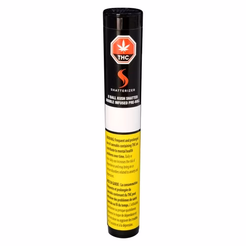 Shatterizer - 8 Ball Kush Shatter Double Infused Pre-Roll