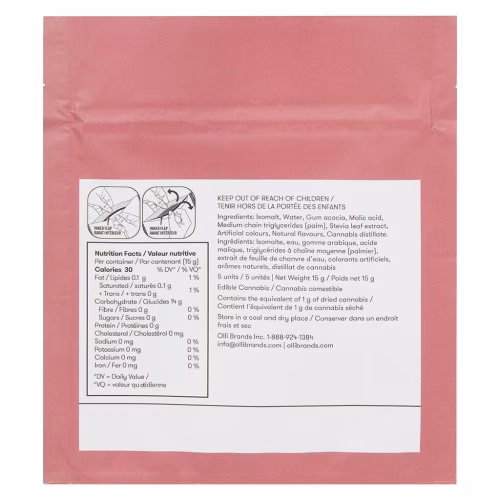 Olli - Sugar Free Blackcurrant Vanilla CBN Goodnight Gems