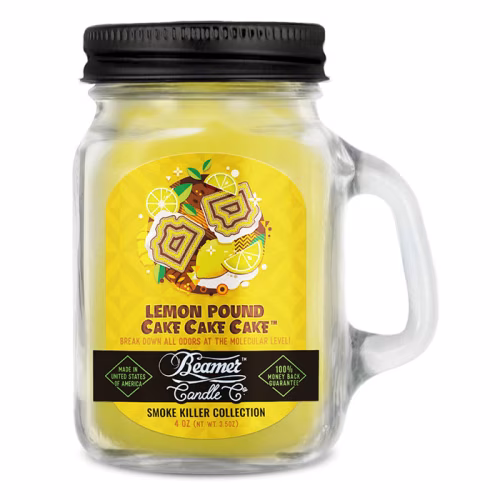 LEMON POUND CAKE CAKE CAKE SMALL GLASS MASON JAR 4OZ