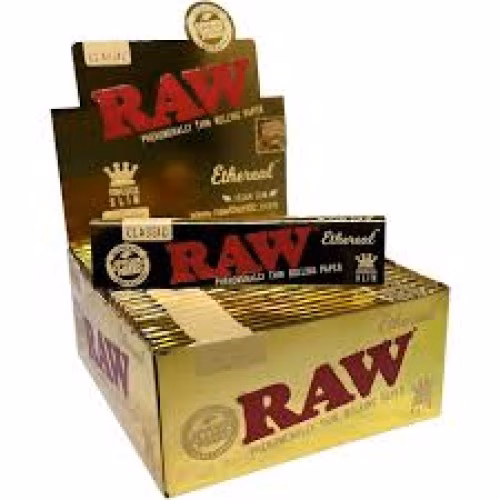 RAW Classic Ethereal King Size Slim Rolling Papers - 50ct