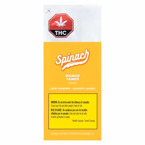 Spinach - Mango Tango Liquid Diamonds 510 Thread Cartridge