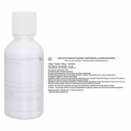 HYTN Beverages - 100 mg Nano Shot Citrus