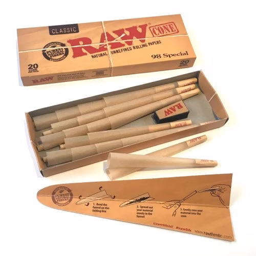 RAW CONES 98 SPECIAL 20 PK
