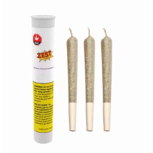 Zest Cannabis - Kush Berry Diamond + Shatter Infused