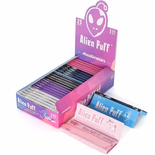 ALIEN PUFF 1 1/14 ROLLING PAPERS MULTIPACK