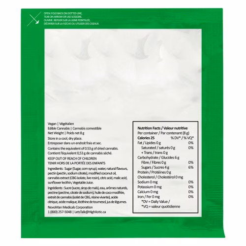HighXotic - TenTen Morning Dew 5:1 CBG:THC Live Rosin Gummy