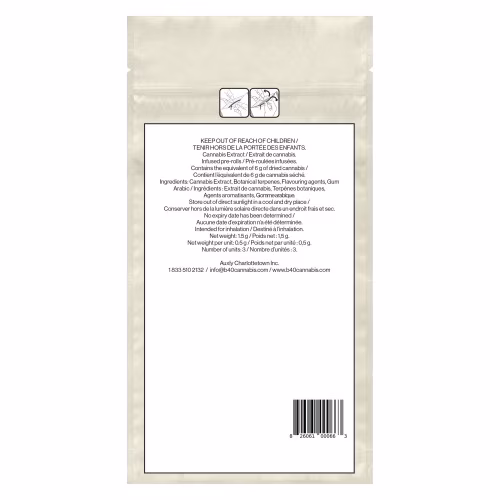 Back Forty - Kief-Coated Taster Pack Infused