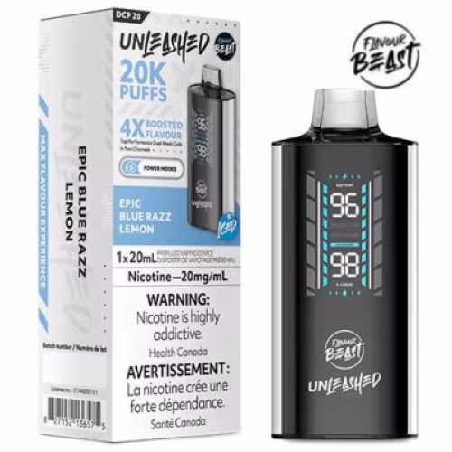 FLAVOUR BEAST UNLEASHED 20K EPIC BLUE RAZZ LEMON