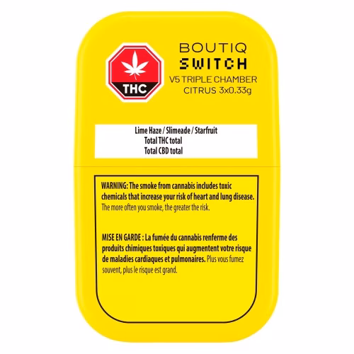 Boutiq - Switch V5 - Triple Chamber - Citrus