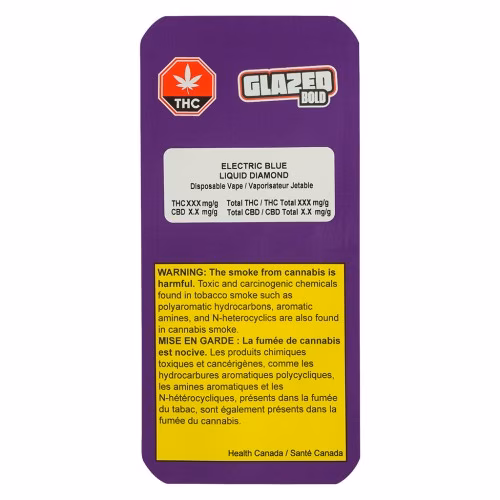 BOLD GLAZED - Electric Blue Liquid Diamond Aio Disposable