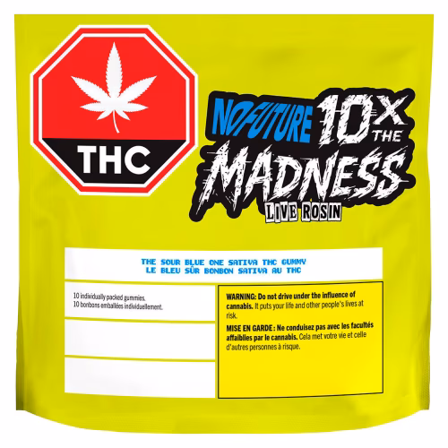 NO FUTURE - 10X the Madness: The Sour Blue One - Live Rosin Sativa (Multi-pack of 10)
