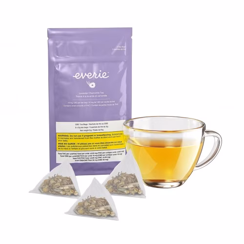 Everie Lavender Chamomile CBD Tea,  3 Pack