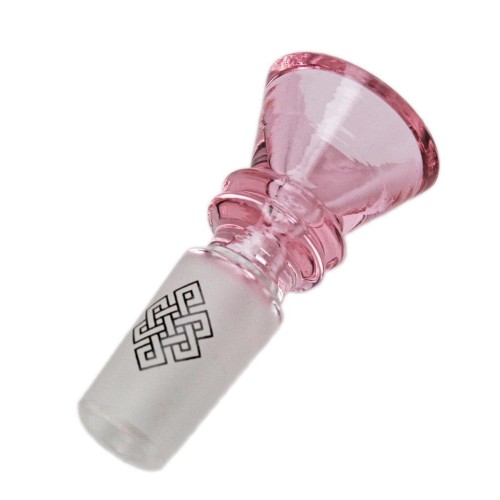 GLASS BOWL KARMA PNK 14MM
