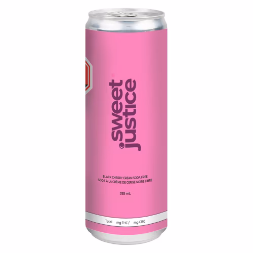 Sweet Justice - Black Cherry Cream Soda Free 10THC + 10 CBG