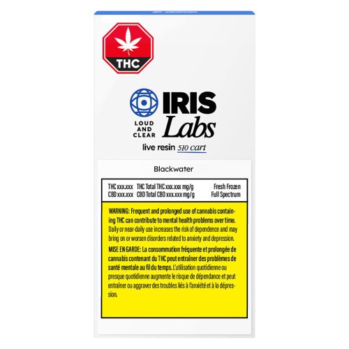 IRIS Labs - Blackwater Live Resin 510 Thread Cartridge