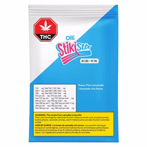 Stikistix - 3:1 Sour Razzy Pink Lemonade CBG/THC