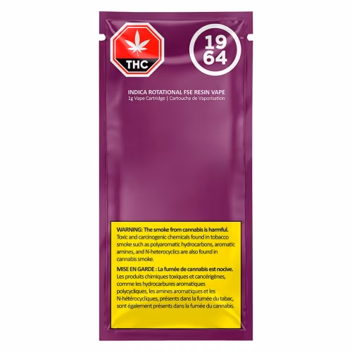 1964 - Indica Rotational FSE Resin 510 Thread Cartridge
