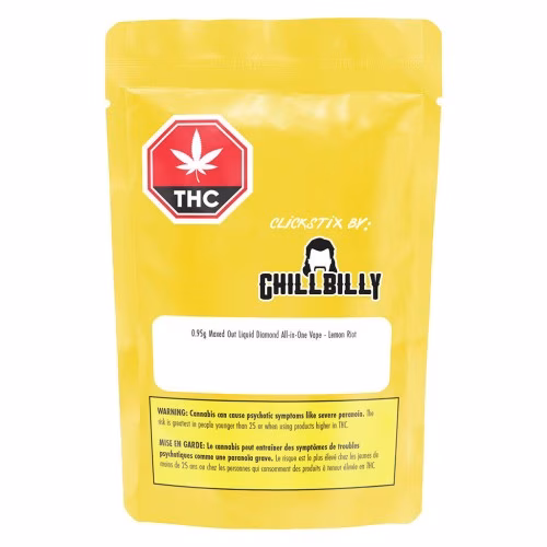 Chillbilly - Maxed Out Liquid Diamond All-in-One Vape - Lemon Riot
