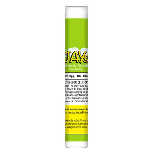 Jays - High Potency 92+ 510 Thread Cartridge Lime-up