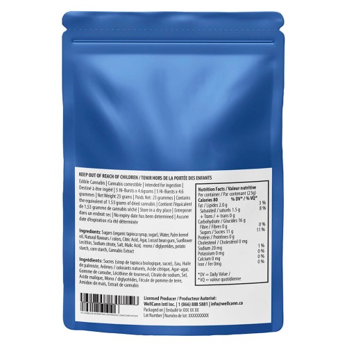 Blue Raspberry Sunset 4:1 CBD:THC image 3