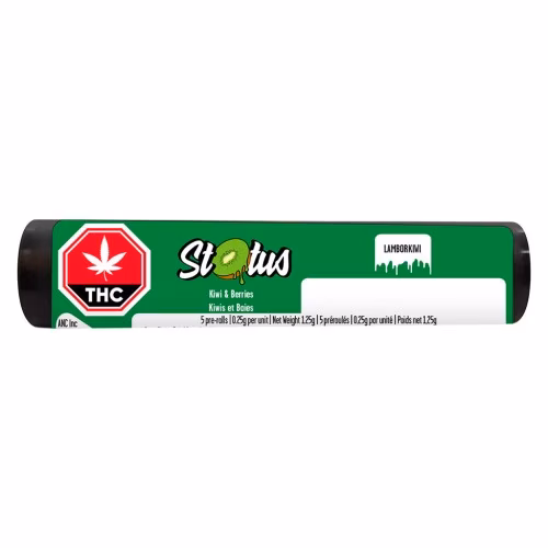 Status - Lamborkiwi Liquid Diamond Infused Kief Coated Pre-Rolls