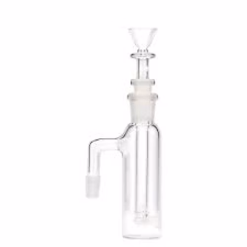 Clear Ash Catcher 14mm 90 Degree