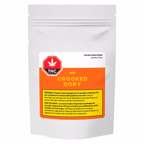 Crooked Dory - Premium Indica Shatter