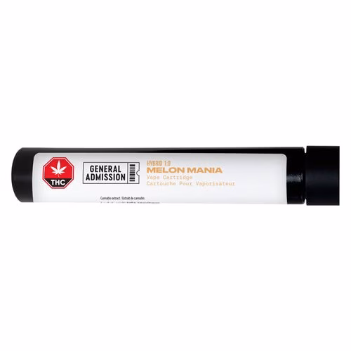 General Admission - Melon Mania Distillate Vape ( Cantelope Crush)