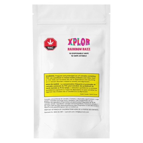 XPLOR - Rainbow Razz Disposable Vape