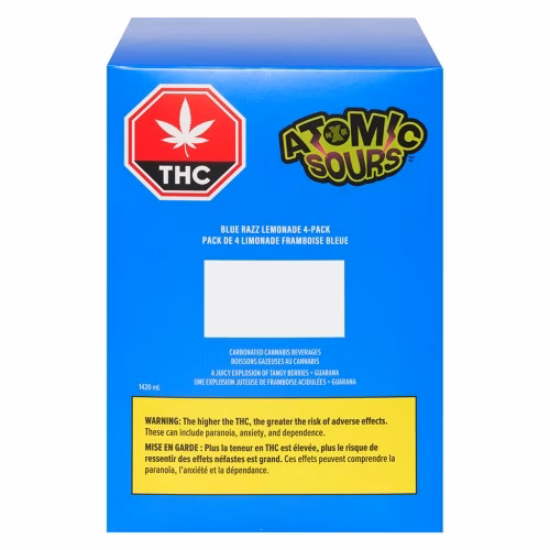 XMG Atomic Sours - Blue Razz Lemonade (4-pack)
