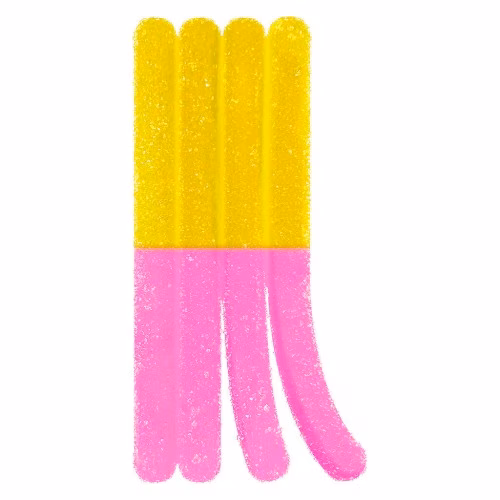 100 CBD Pink Lemonade Punch Gummy