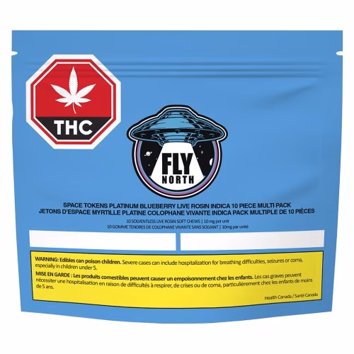 Fly North - Space Tokens Platinum Blueberry Live Rosin Indica Multi Pack