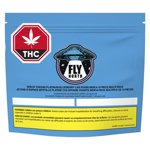 Fly North - Space Tokens Platinum Blueberry Live Rosin Indica Multi Pack
