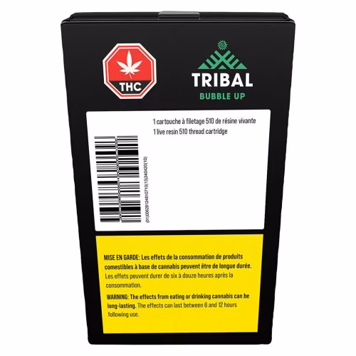 Tribal - Bubble Up Live Resin 510 Thread Cartridge