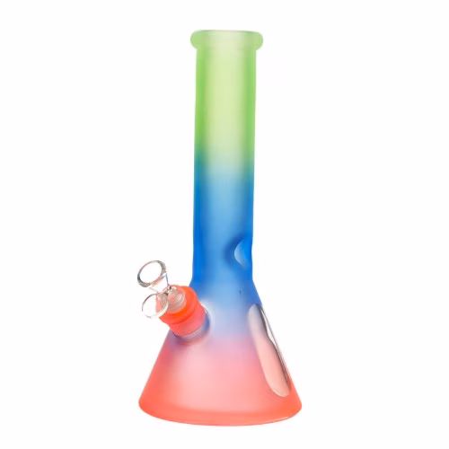 12" Iridescent Glass Bong W/ Gift Box