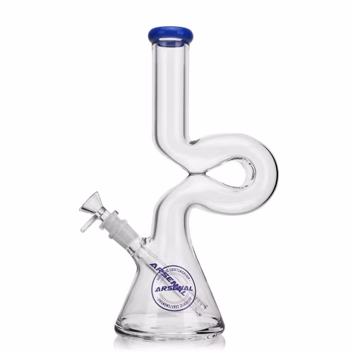 12" Arsenal Infinity Loop Beaker Bong Curve