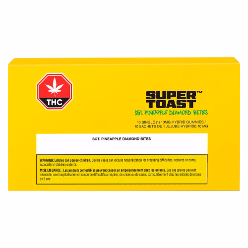 Super Toast - Sgt. Pineapple Diamond Bites (Multi-pack of 10)