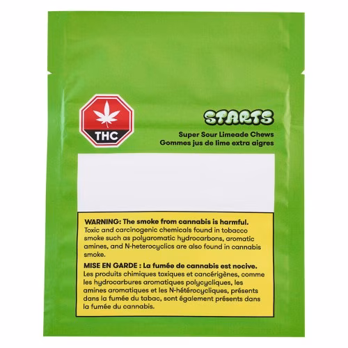 Starts - Super Sour Limeade Soft Chews