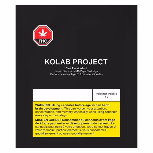 Kolab Project - Blue Passionfruit Diamonds 510 Thread Cartridge
