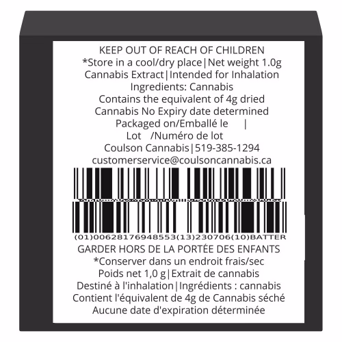 Port North - Full Spectrum Cold Cured Live Rosin Batter