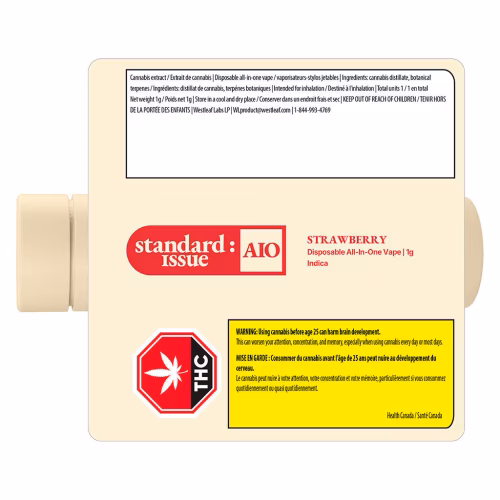 Standard Issue - Strawberry All-In-One Vape