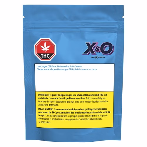 X&O - SUGAR FREE VEGAN CBD Watermelon Soft Chew
